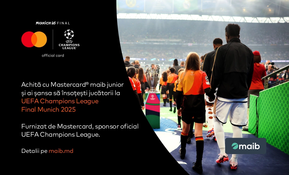 
                                        Copilul tău poate ajunge pe teren la finala UEFA Champions League Munchen 2025